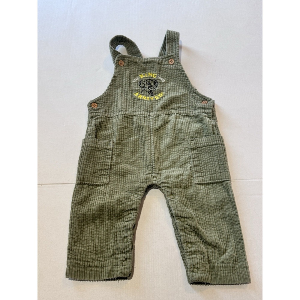 Disney The‎ Loin KING BABY Boy  SIZE 12 Month corduroy overalls